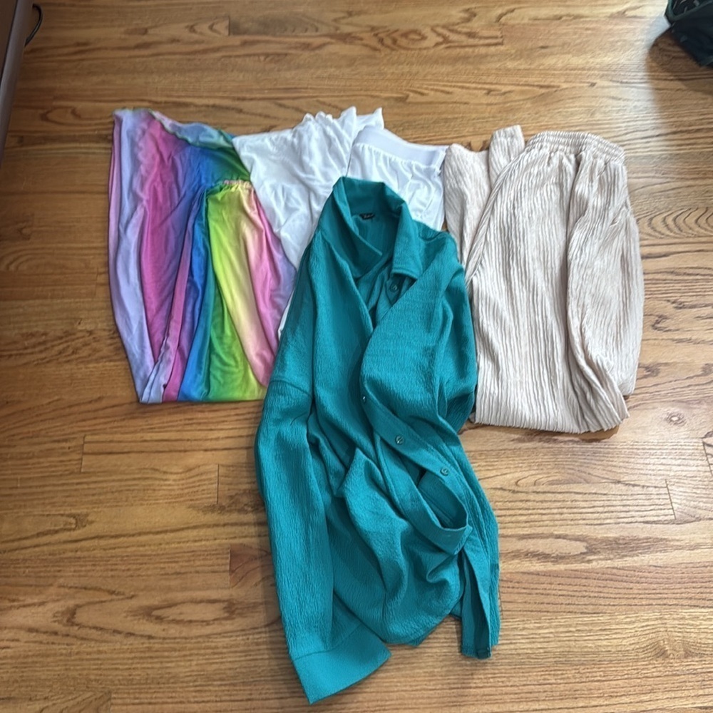 Lot of SHEIN swim cover ups size medium.